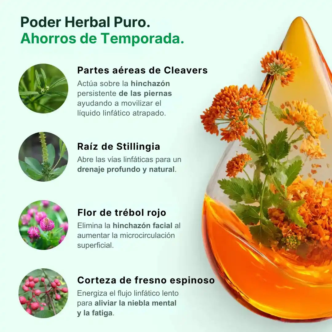 VitaLymph® - Gotas que desinflaman, drenan Grasas y Líquidos y mejoran tu energía