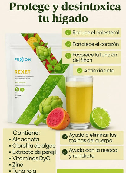 “Rexet FuXion: Un Impulso para Tu Cuidado del Hígado”