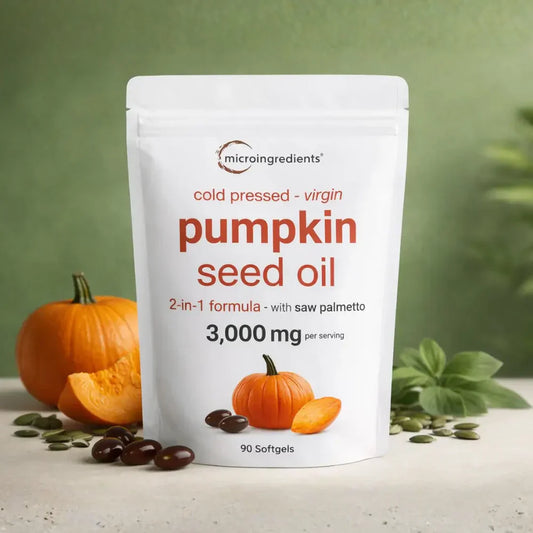 Aceite de Semilla de Calabaza + Saw Palmetto | Apoyo para el bienestar masculino y hormonal